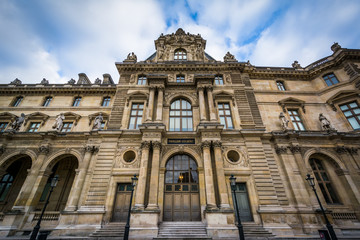 Fototapeta na wymiar Pavillon Colbert, at the Louvre Palace, in Paris, France.