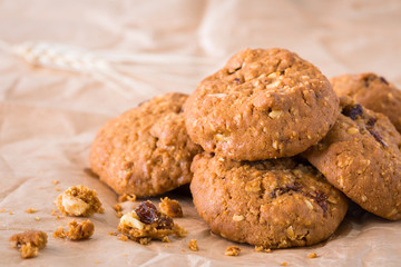Chocolate Raisin Cookies