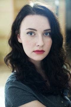 Portrait of a young woman