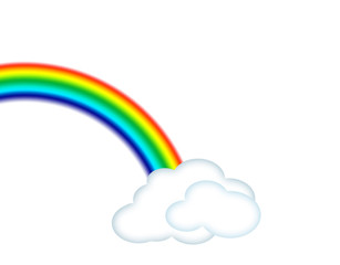 虹とクラウド