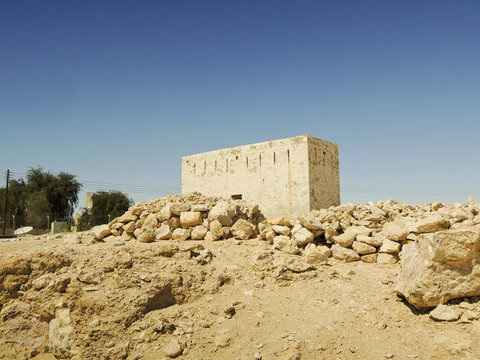 The ancient city of Ubar, Shisr, in Dhofar region, Oman.