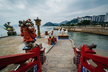 The Kwum Yam Shrine at Repulse Bay, in Hong Kong, Hong Kong.