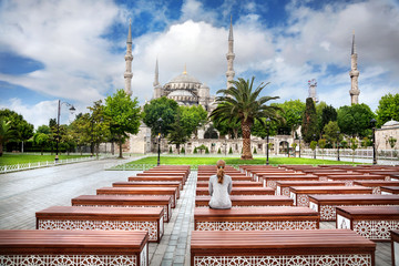 Obraz premium Blue mosque in Istanbul