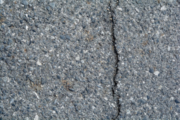 background with cracked road texture Black and white.