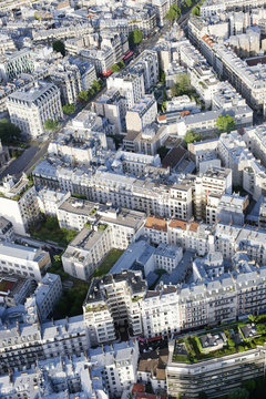 France, Ile-de-France, Paris, Aerial view of city