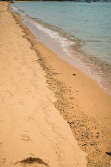 beach waves sea on daytime.