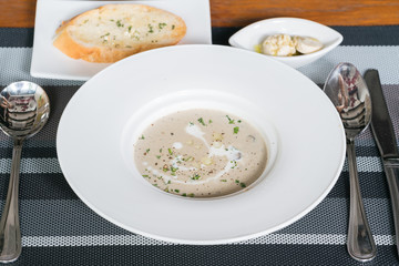 Mushroom Soup with truffle
