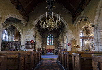 Fototapeta na wymiar Saint Mary's Church, Goudhurst, Kent, UK