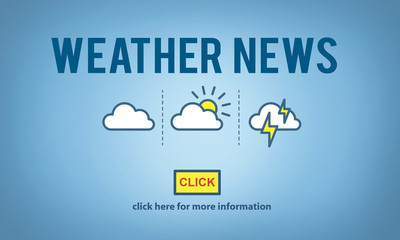 Obraz premium Weather News Information Reporter Concept