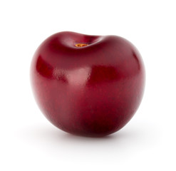 Sweet cherry berry isolated on white background cutout