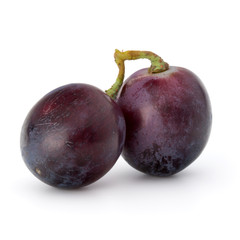 Red grape berry bunch isolated on white background cutout