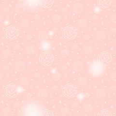 White roses pattern