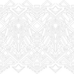 Gray outline pattern