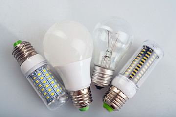 Group of light bulbs