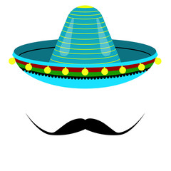 sombrero moustache