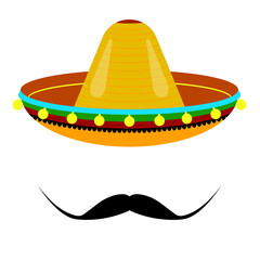 sombrero moustache