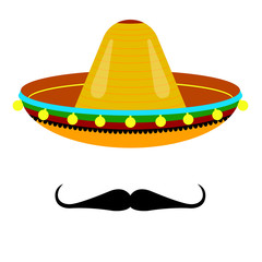 sombrero moustache
