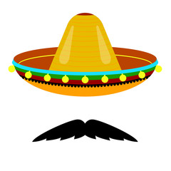 sombrero moustache