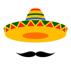 sombrero moustache