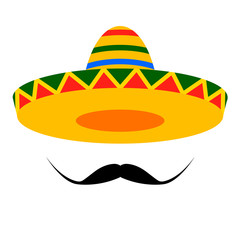sombrero moustache