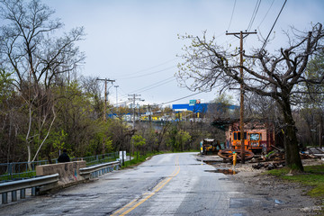 Falls Road, in Baltimore, Maryland.