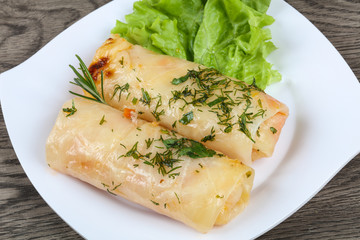 Stuffed cabbage rolls