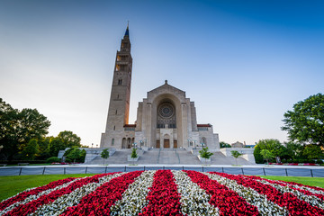 Gardens and the Basilica of the National Shrine of the Immaculat