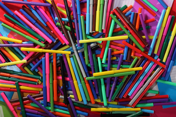 Texture of bright color markers