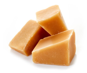 pieces of caramel candy