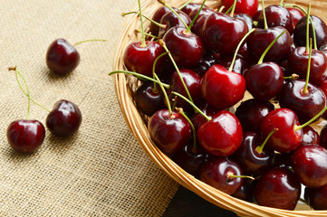 Cherries are very high in potassium.