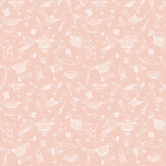 Seamless pattern - My kitchen 4