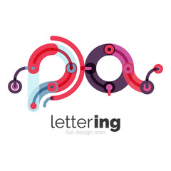 Letter logo business icon
