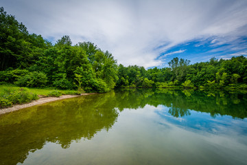 Lake Marburg, at Codorus State Park, Pennsylvania.