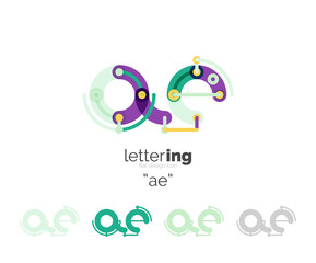 Letters logo icon