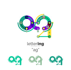 Letters logo icon