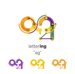 Letters logo icon