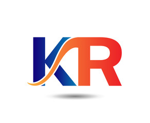 KR company linked letter logo
