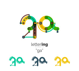 Letters logo icon