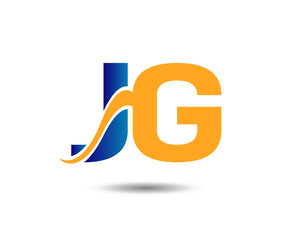 J and G logo vector
