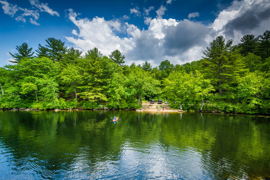 Massabesic Lake, In Manchester, New Hampshire.