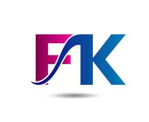 FK letter logo 
