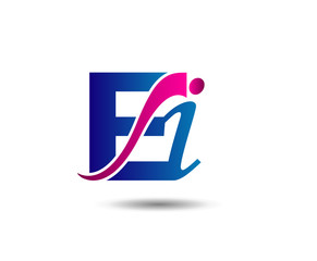 initial letter Ei linked logo
