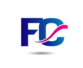 FC company linked letter logo
