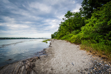Rocky coast at Odiorne Point State Park, in Rye, New Hampshire.