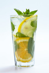 summer lemonade isolated