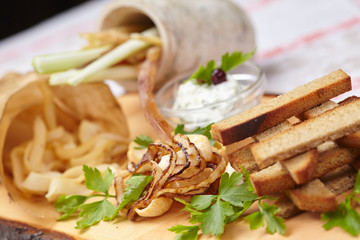 appetizer in the bar