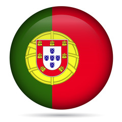 Obraz premium Brazil fag badge