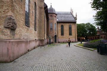 Naklejka premium oslo view of the cathedral in norway