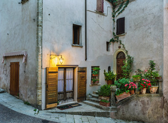 Fototapeta na wymiar street provincial Italy