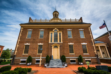 The Old State House in Dover, Delaware.